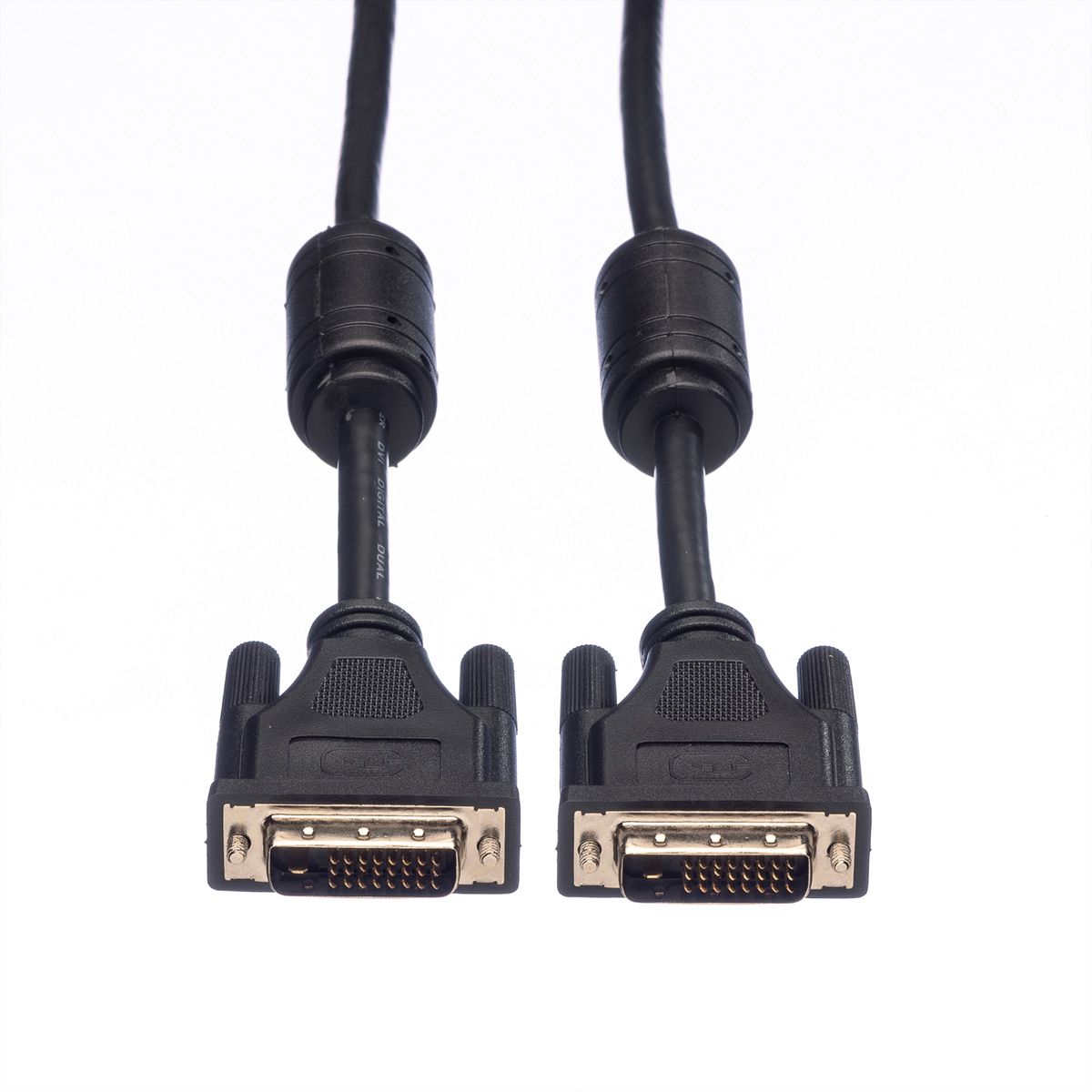 ROLINE DVI Cable, DVI (24+1), Dual Link, M/M, 1 m