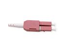 ROLINE Glasvezel Kabel duplex 50/125µm OM4, LC/LC, UNIBOOT, violet, 0,5 m