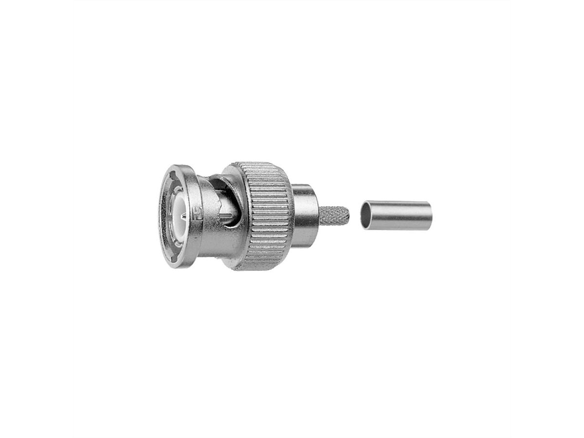 TELEGÄRTNER BNC-Crimpstecker 50 Ohm für RD-316/U