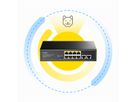CUDY FS1010P 8-Port 10/100M PoE+ Switch 2 Uplink Ports 120W