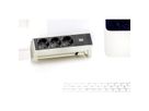 BACHMANN DESK2 3x earthing contact GST18, white