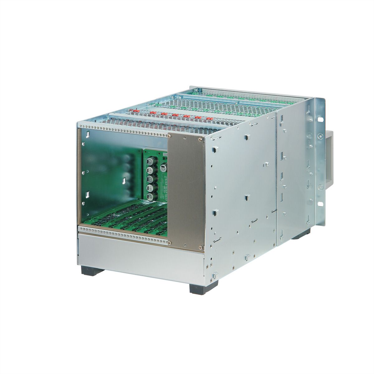 SCHROFF MTCA.4 Kubus systeem voor 7 dubbele AMC modules, 5 HE, 42 PK
