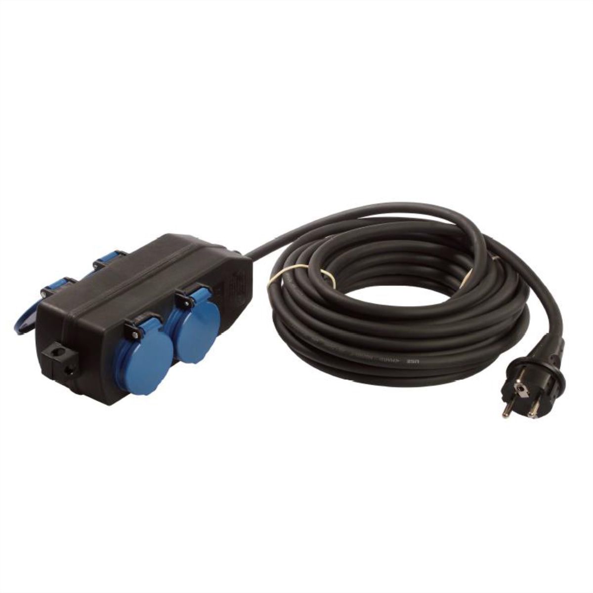 BACHMANN distribution socket 4x CEE7/3 10m, IP44