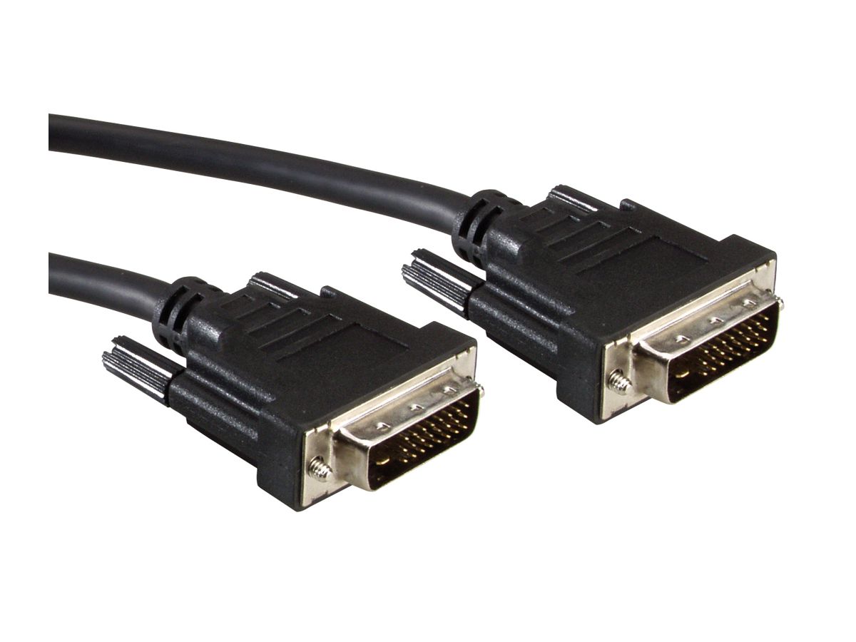 STANDARD Monitor DVI Cable, DVI M - DVI M, (24+1) dual link, 5 m