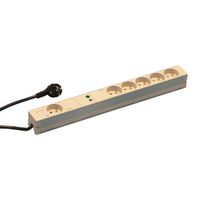SCHROFF Socket Strip, UTE, Master?Slave, 6 Sockets, 19"