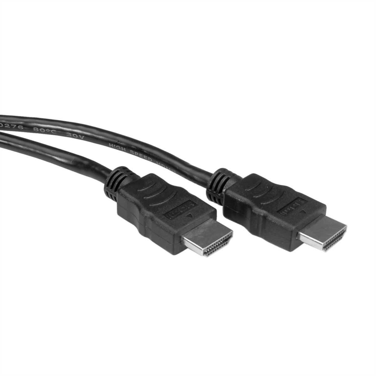 STANDAARD HDMI High Speed kabel met Ethernet, zwart, 2 m