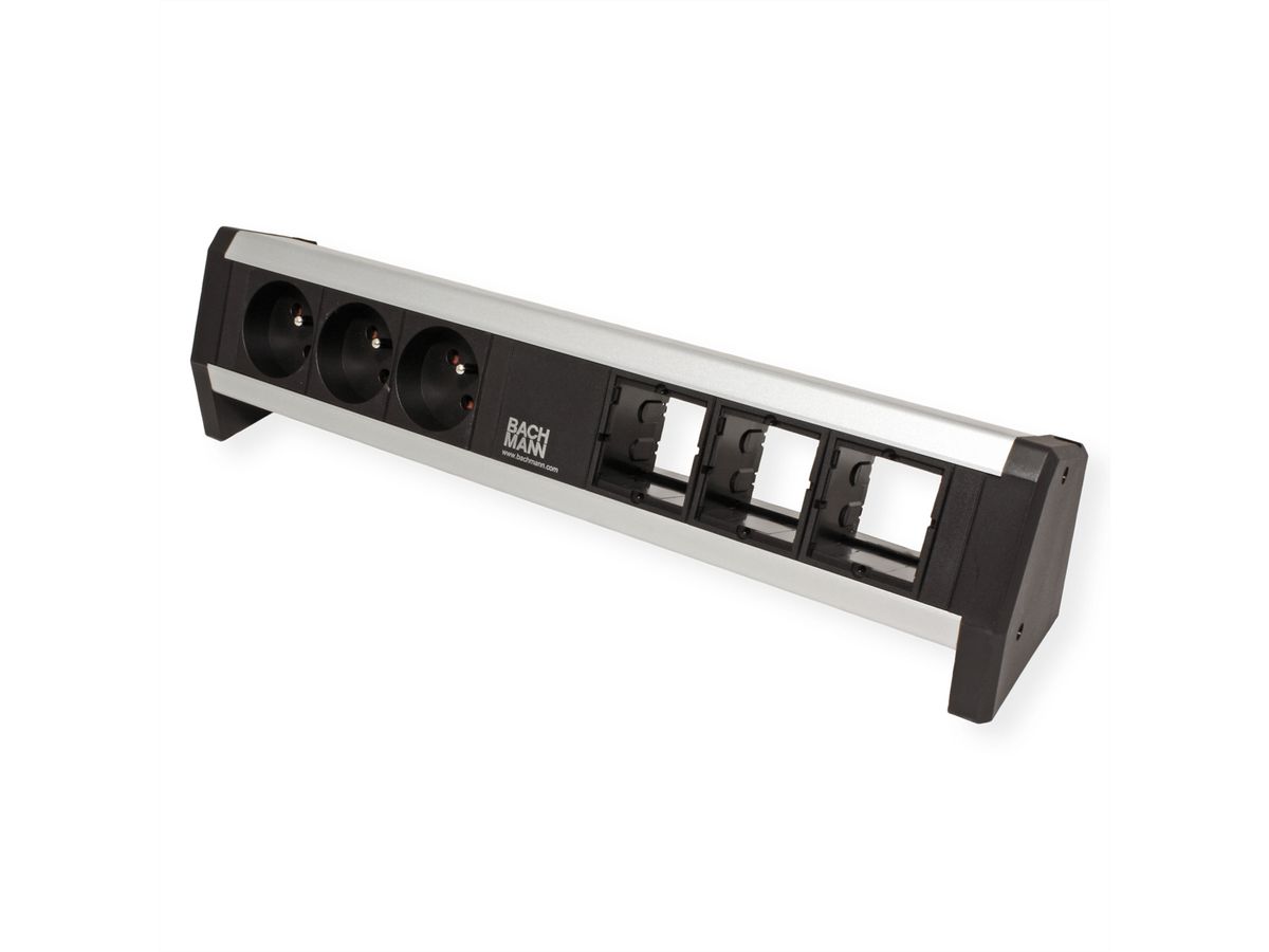 BACHMANN DESK 3x earthing contact 3x ABD