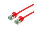 ROLINE RM U/FTP DataCenter Patch Cord Cat.6A (Class EA), slim, red, 1 m