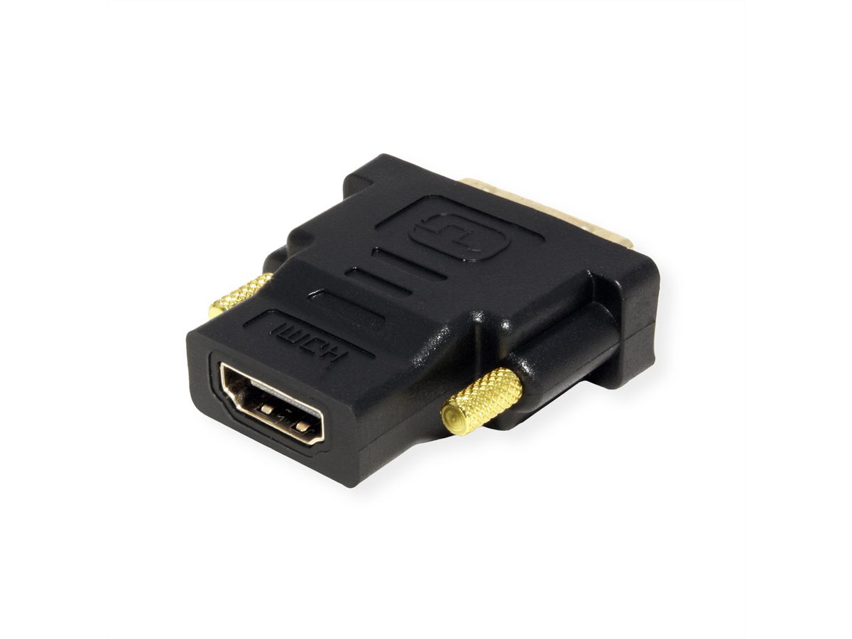 ROLINE DVI-HDMI Adapter, DVI M - HDMI F