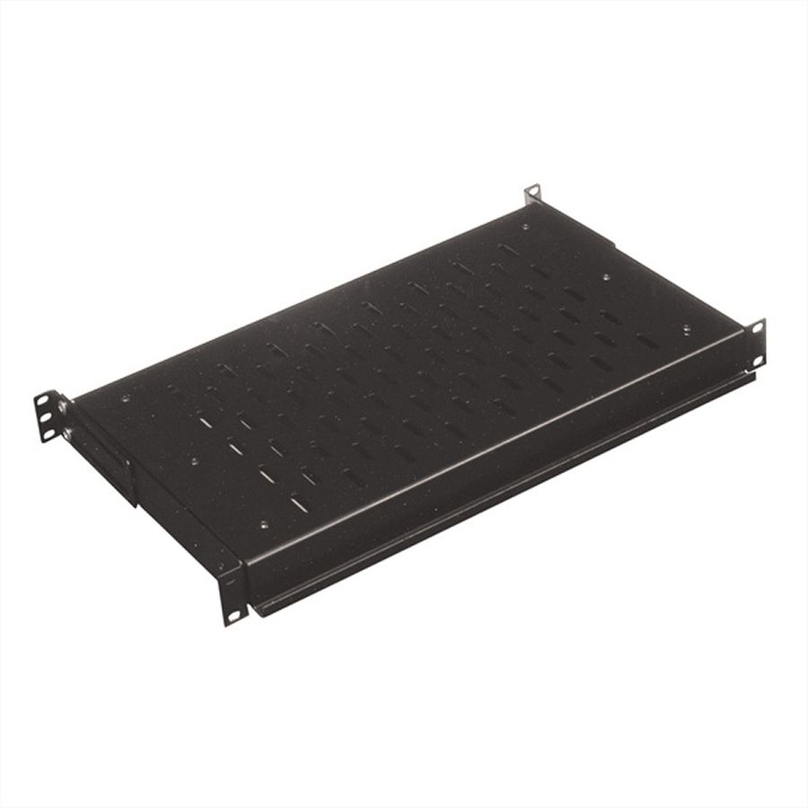 CONTEG 19"-Fachboden ausziehbar, 435 x 250 mm, 25kg