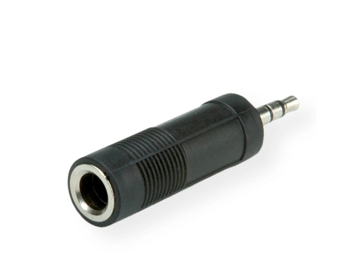 ROLINE Stereo Adapter 3.5 mm Male - 6.35 mm Female