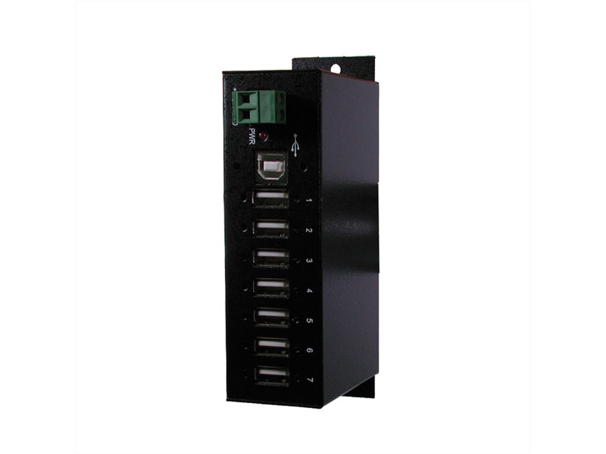 EXSYS EX-1177HMV USB 2.0 metalen 7-poorts hub