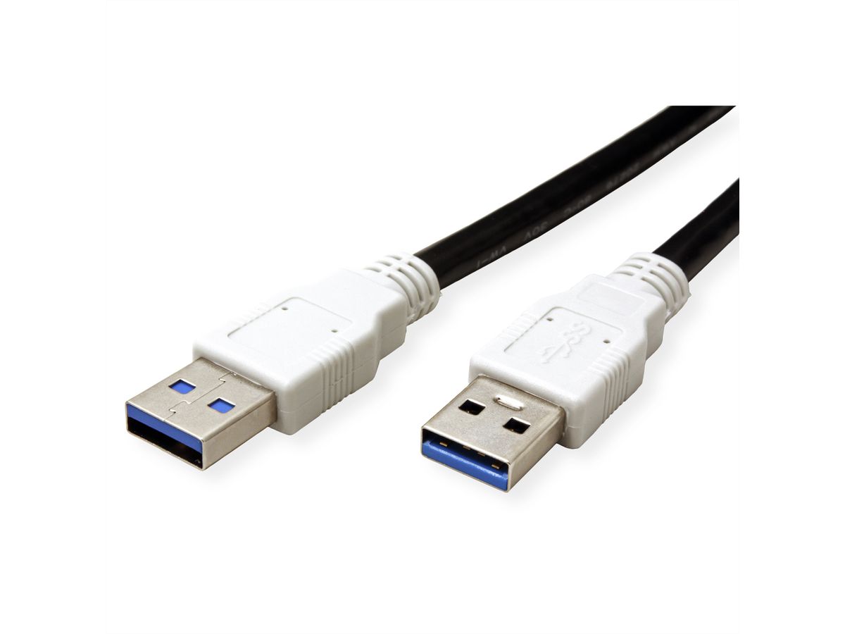 BACHMANN USB 3.0 cable A/A 1:1, black, 2 m