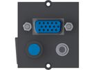 BACHMANN frame 1xVGA+jack+toets BCM -4 Bediening