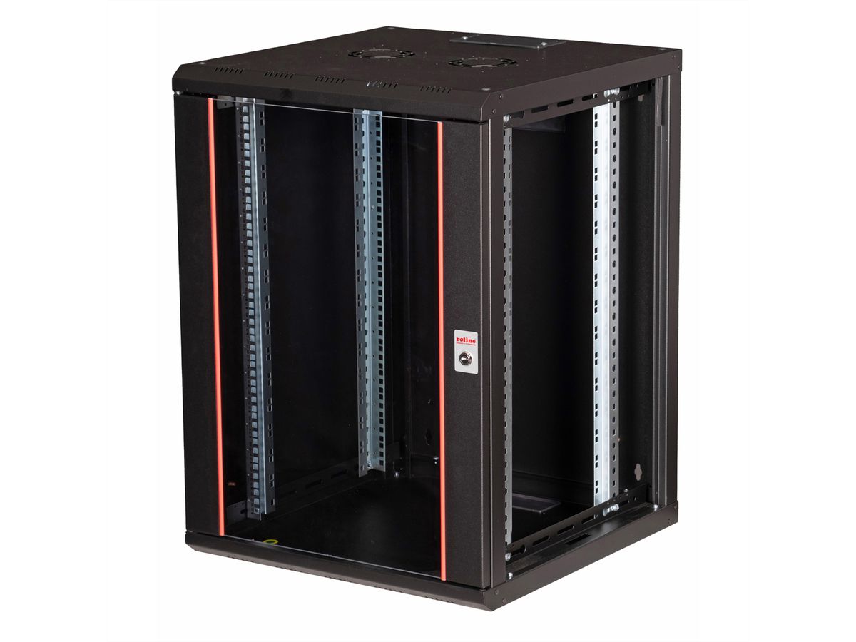 ROLINE 19-inch wandbehuizing Pro 16 U, 600x600 BxD zwart