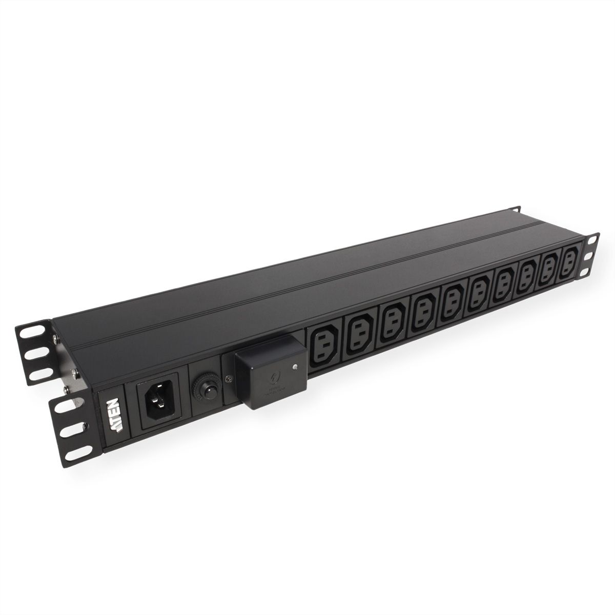 ATEN PE0118SG 1HE 10A 18-poorts basis PDU met overspanningsbeveiliging
