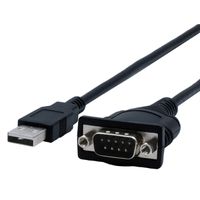 EXSYS EX-13001 USB 2.0 naar 1 x seriële RS-232 kabel met 9 pin connector FTDI chipset