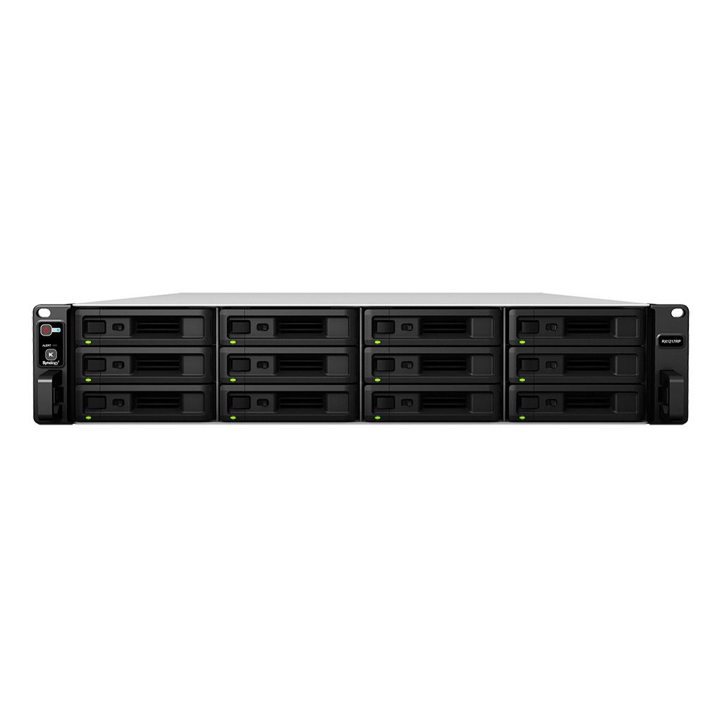 Synology RX1217 Rack (2U) Black disk array