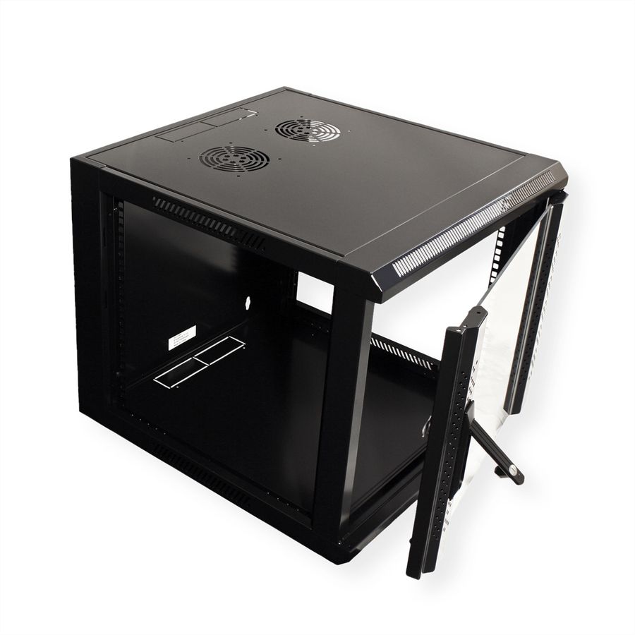 VALUE 19" Wall Mount Rack 6U, 368 x 570 x 450 (HxWxD), black