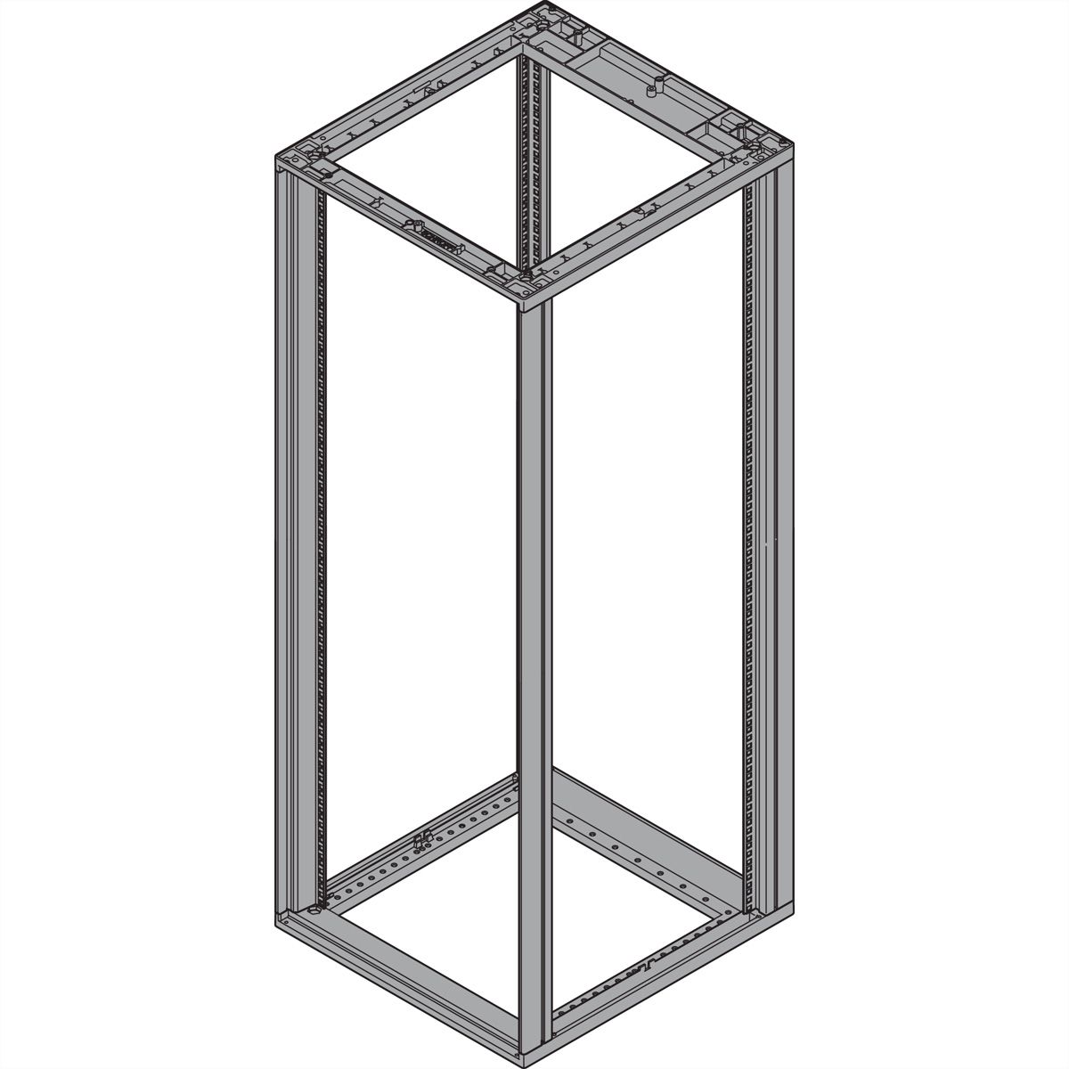 SCHROFF Novastar kastframe, Heavy-Duty, 20 U 553W 600D