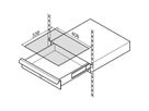 SCHROFF Writing Surface for 19" Cabinet Drawers