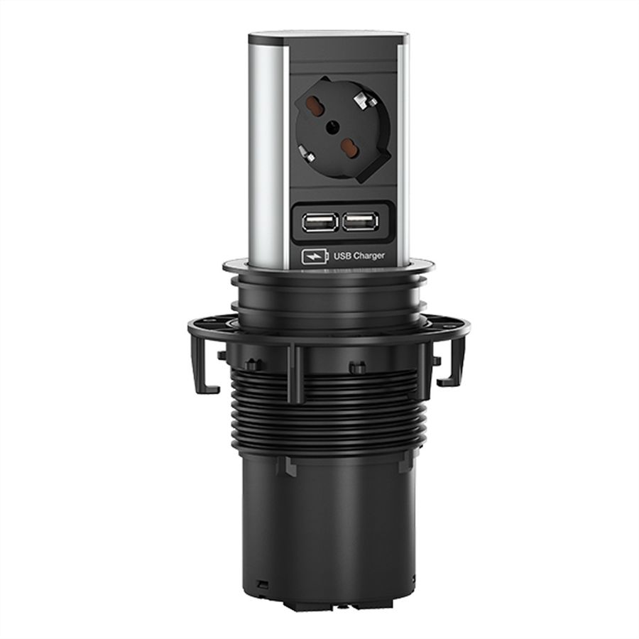 BACHMANN ELEVATOR 1xP40, USB Charger, Power 2.0m AEH Italia
