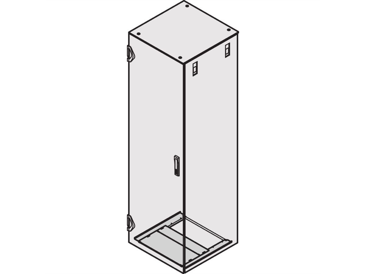BASE PLATE 600W 1100D RAL7021
