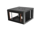 ROLINE 19" Wall Cabinet Basic Plus 6U, 600x600 BxT black