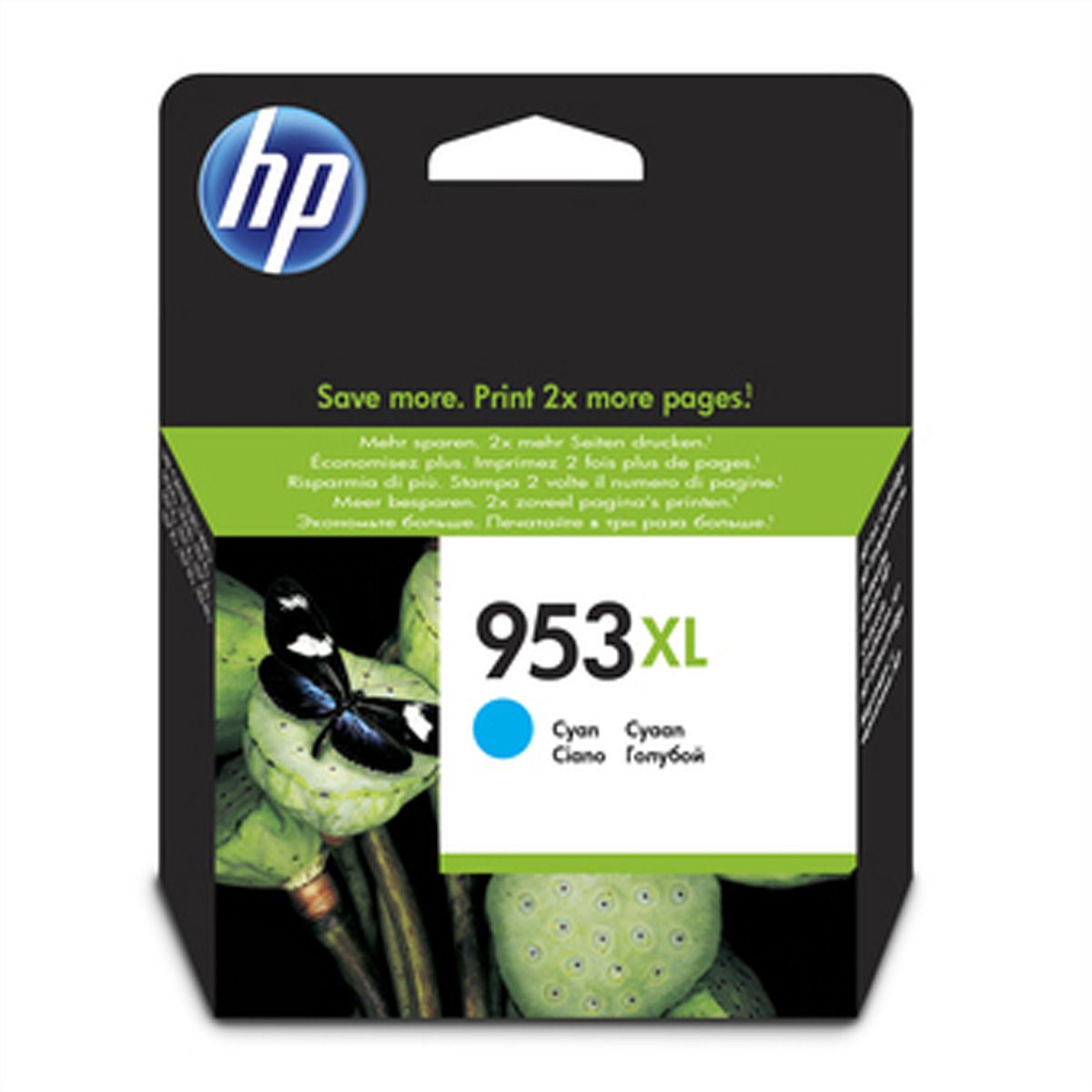 F6U16AE, Nr. 953XL, Druckpatrone, cyan für HP-OfficeJet Pro 8210 / 8218
