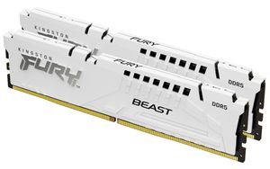 Kingston Technology FURY 32GB 5200MT/s DDR5 CL40 DIMM (Kit of 2) Beast White XMP