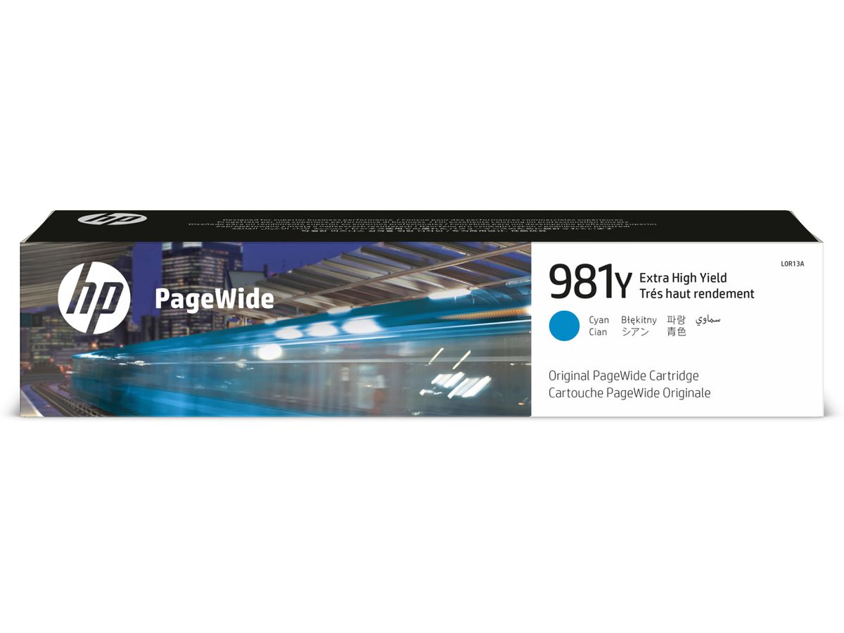 HP 981Y Extra High Yield Cyan Original PageWide Cartridge