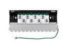 TRENDnet TC-P08C6AS Patchpaneel , 8-poorts Cat.6A afgeschermd voor wandmontage