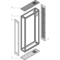 SCHROFF Varistar SHX 30 Containment Rack, RAL 7021, Cooling Elements, 42 U, 2000H, 300W, 1200D