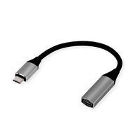 STANDARD USB Type C - Mini DisplayPort Adapter, v1.2, M/F, black, 0.2 m