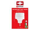 Skross Europe to Switzerland + Italy + Brazil Travel Adapter, For 2- and 3-pole devices  (Safety Contact or Euro plug)