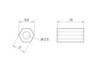 SCHROFF Spacer to Mount PMC and FMC Mezzanine Boards