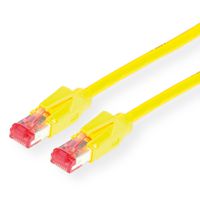 DÄTWYLER S/FTP Patchkabel Cat.6 (Class E), CU 7702 flex LS0H, Hirose TM21, geel, 0,5 m