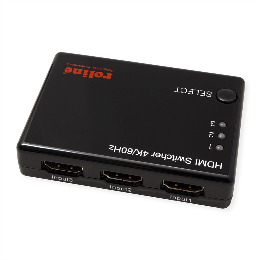 ROLINE 4K HDMI Switch, 3-voudig