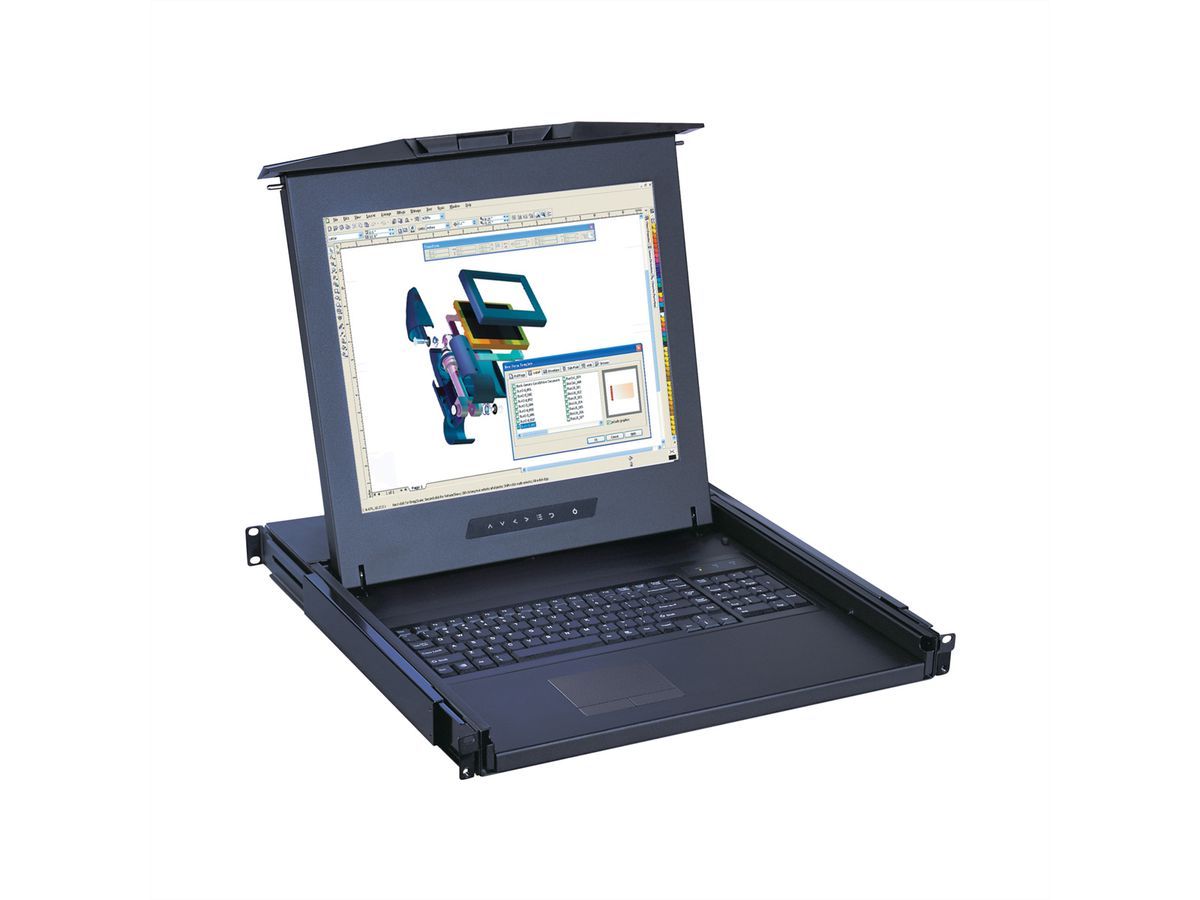MONITOR/KEYBOARD DRAWER 1U FR STD