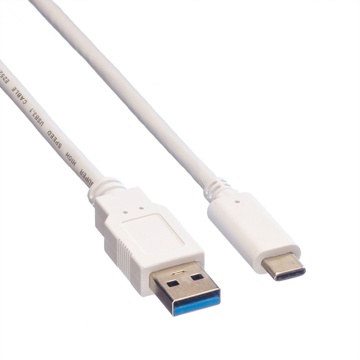 VALUE USB 3.2 Gen 1 kabel, A-C, M/M, 0,5 m