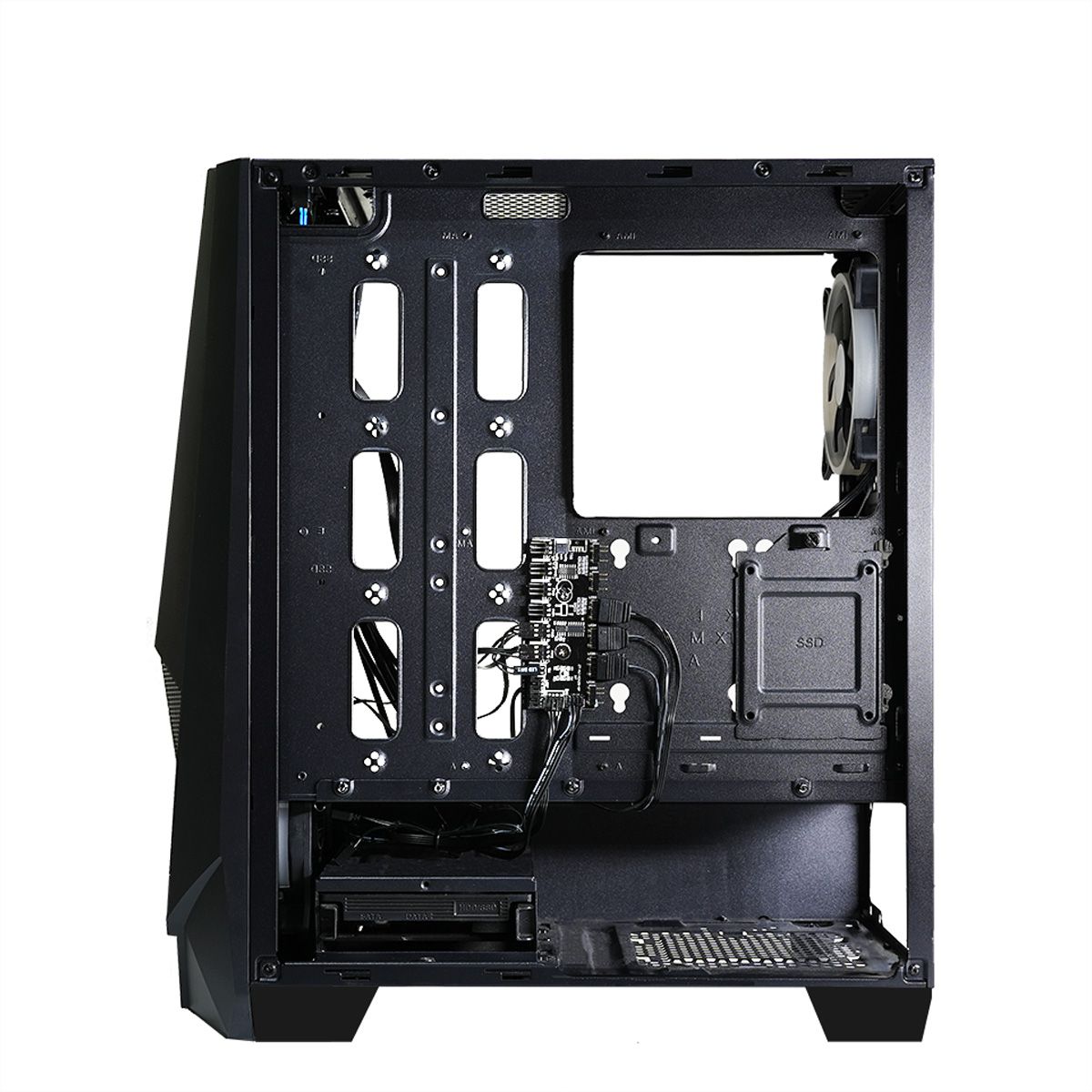 Xilence Xilent Blast X505.ARGB Gaming PC Case, RGB ATX Midi Tower, black