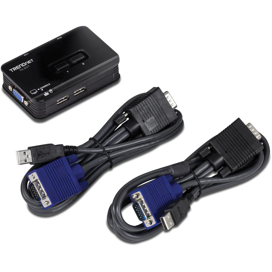 TRENDnet 2-Port USB KVM Switch