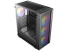 ANTEC AX65 ARGB PC Gehäuse Midi Tower Gaming ATX, schwarz
