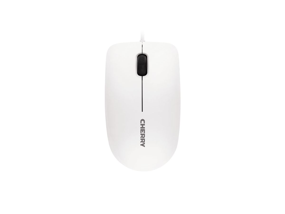 CHERRY MC 1000 Corded Mouse, Pale Grey, USB