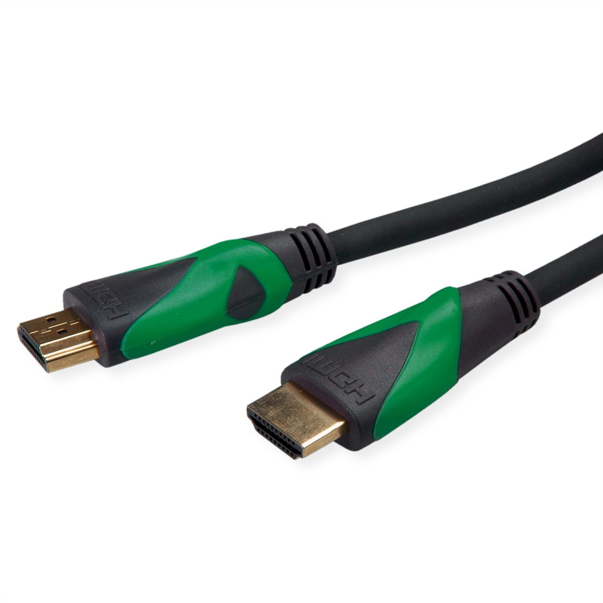 ROLINE GREEN ATC 8K HDMI Ultra HD Kabel met Ethernet, M/M, zwart, 2 m