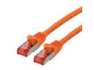 ROLINE patchkabel Cat.6 S/FTP (PiMF), componentniveau, LSOH, oranje, 2 m