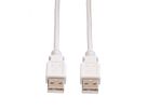 VALUE USB 2.0 Cable, A - A, M/M, white, 3 m