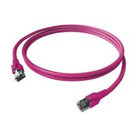 EasyLan FlexBoot Patchkabel Kat.6A, S/FTP, violet, 1 m