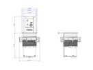 BACHMANN ELEVATOR 1xUK USB Charger, Power 2.0m 13A mounted United Kingdom