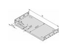 SCHROFF EuropacPRO montageplaat voor gebruik met afdekplaat, 84 HP, 160 mm printplaatlengte